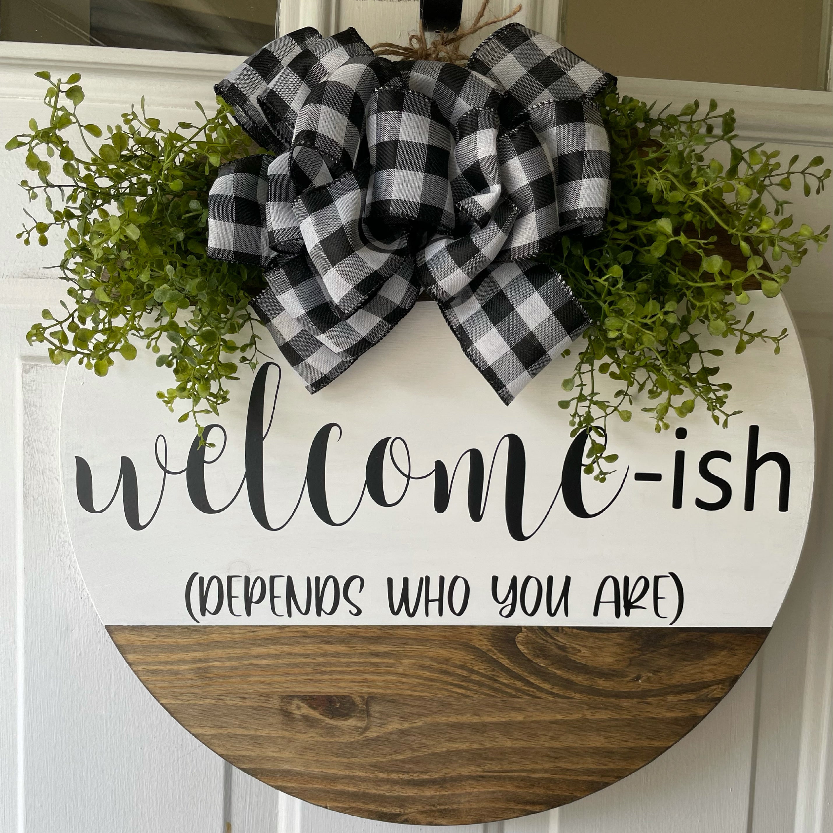 Welcome-ish Door Hanger