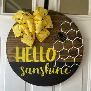 Hello Sunshine Door Hanger